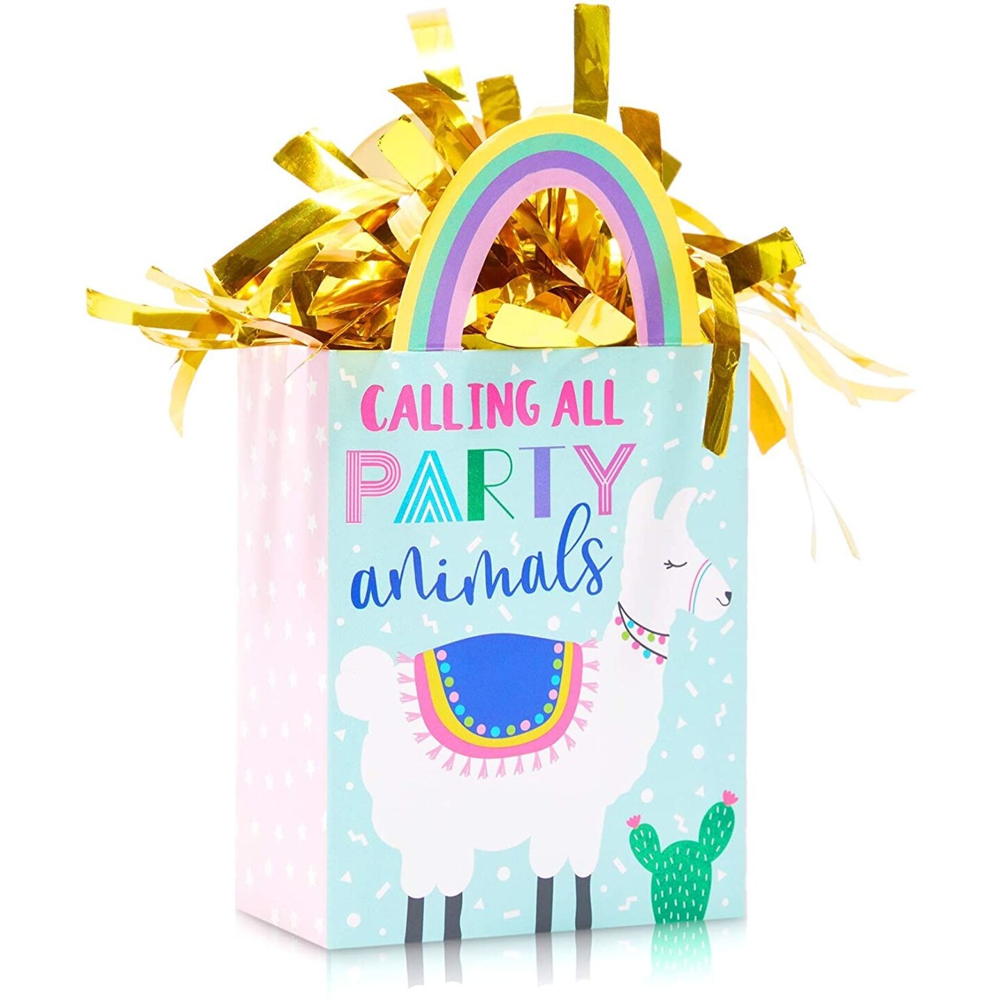 Llama Gift Bag Balloon Weights, Birthday Party Decorations (6 oz, 6 Pack)