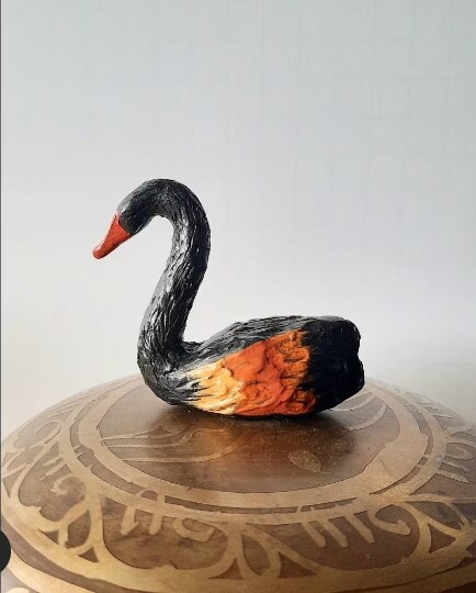 Black Swan Art, Black Swan Gift, Swan Lover Gifts, Black