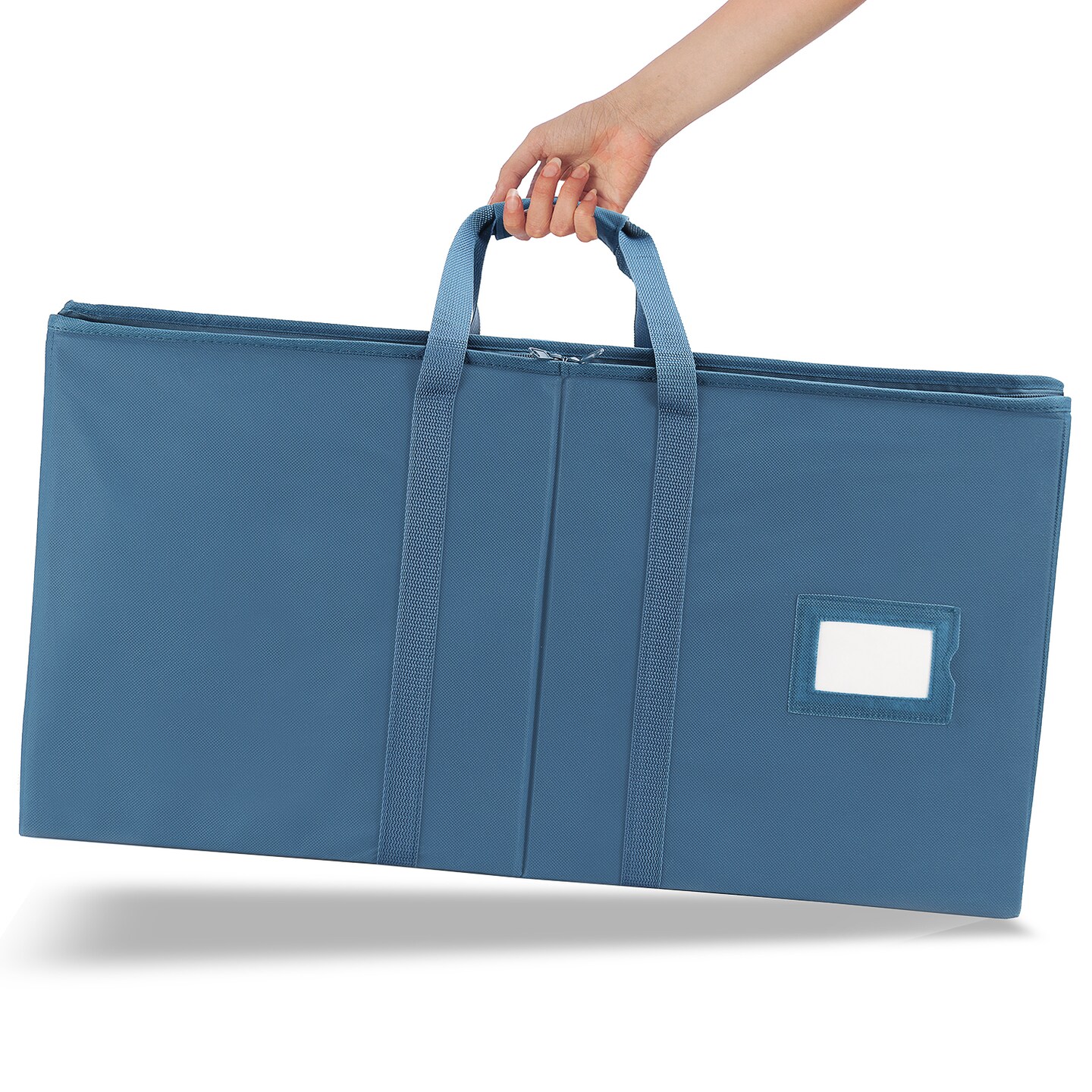 Hearth & Harbor Large Christmas Ornament Storage Box With Adjustable Dividers