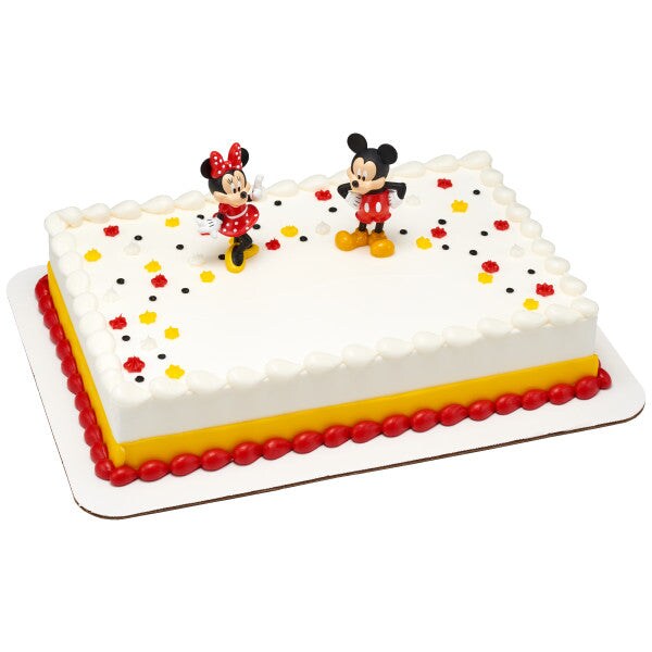 Mickey Mouse and Minnie Mouse DecoSet&#xAE; Cake Decoration 