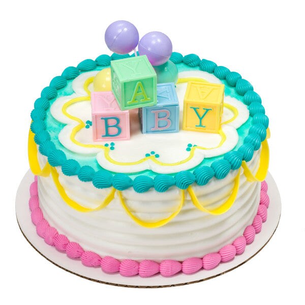 B-A-B-Y Blocks DecoSet&#xAE; Cake Decoration 