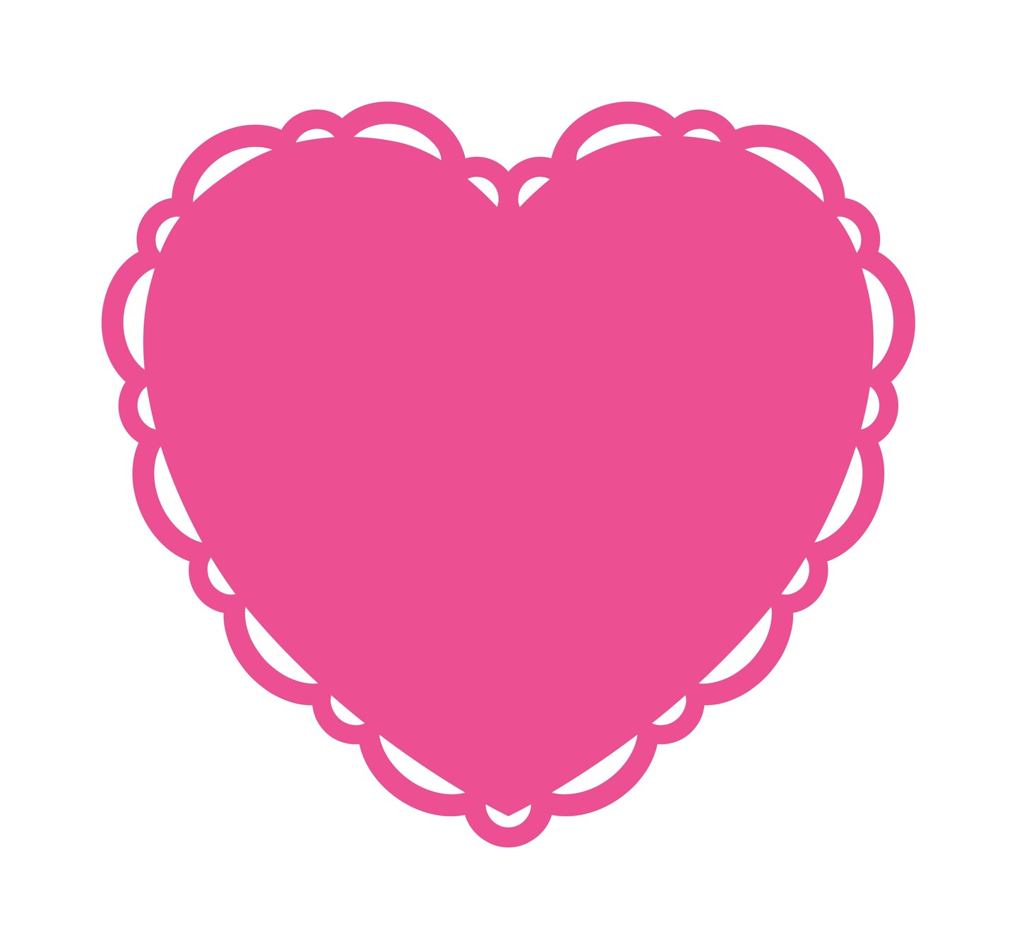 Elegant Valentine Assorted Heart Shaped Lace Edge Paper Placemats 8ct Michaels