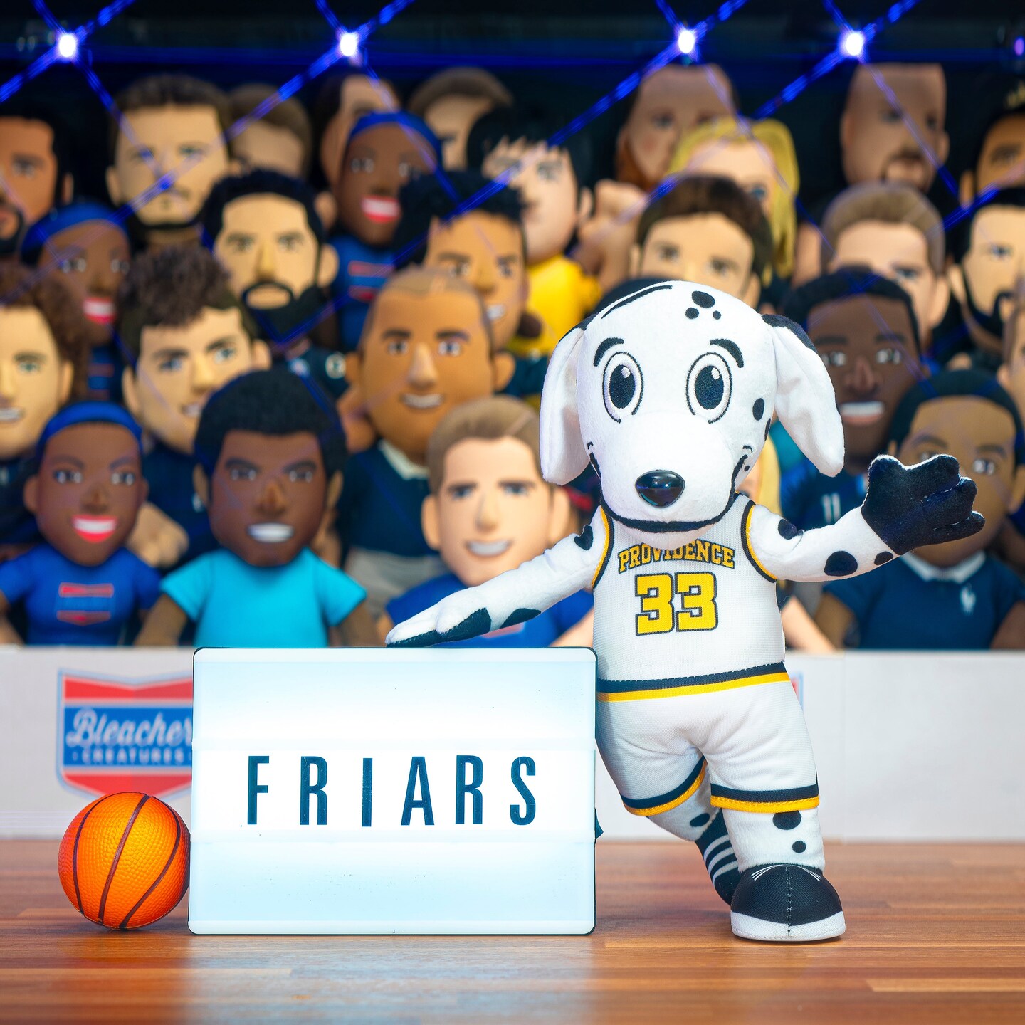 Bleacher Creatures PC Friars Dalmatian 10&#x22; Mascot Plush Figure
