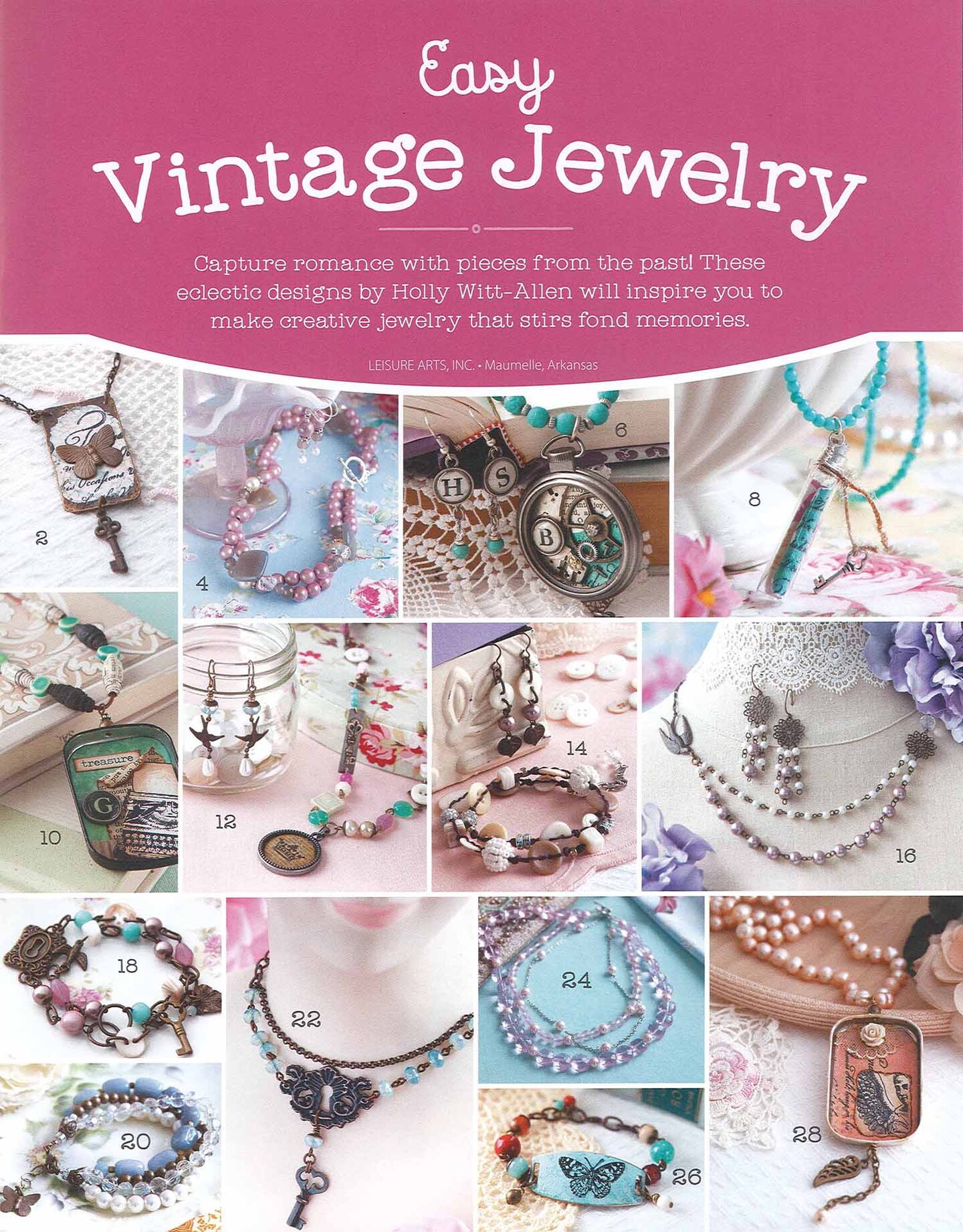 Leisure Arts Easy Vintage Jewelry Book