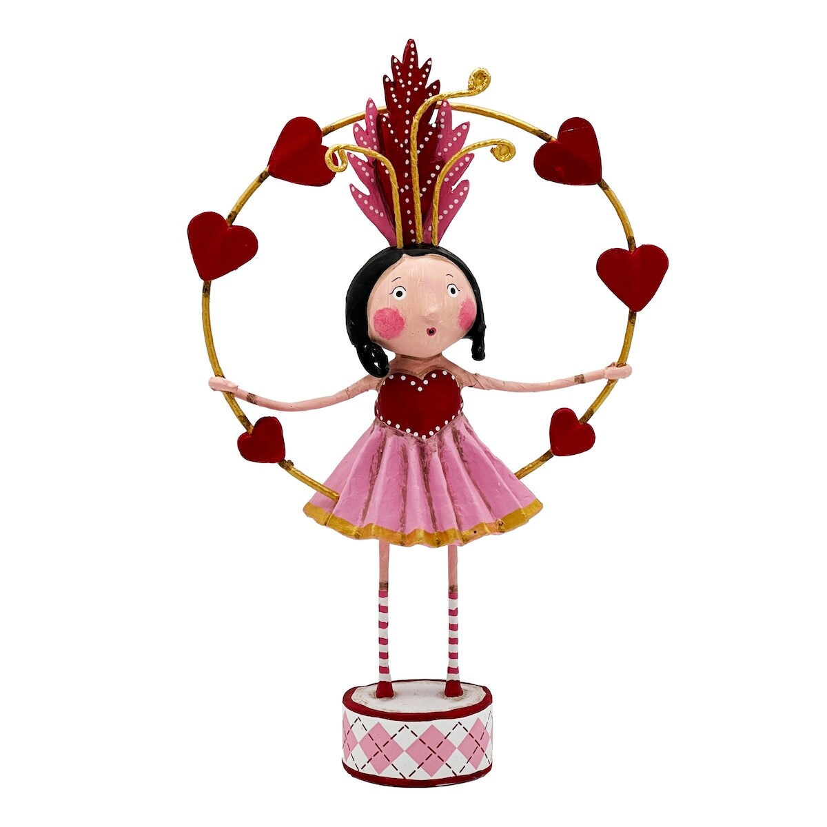 Lori Mitchell Valentine's Day Collection: Juggling Hearts Figurine