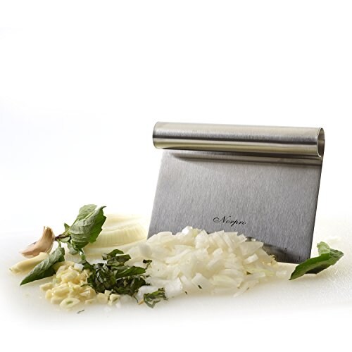Stainless Steel Scraper/Chopper, 6in/15cm x 4in/10cm