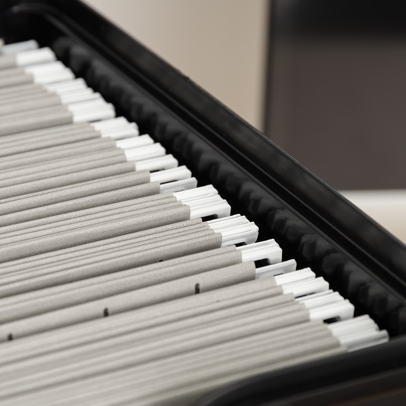 IRIS Portable Letter Size File Box w/Organizer Lid, Black