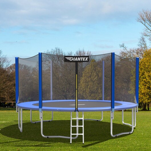 8 Feet Replacement Safety Pad Bounce Frame Trampoline-Navy