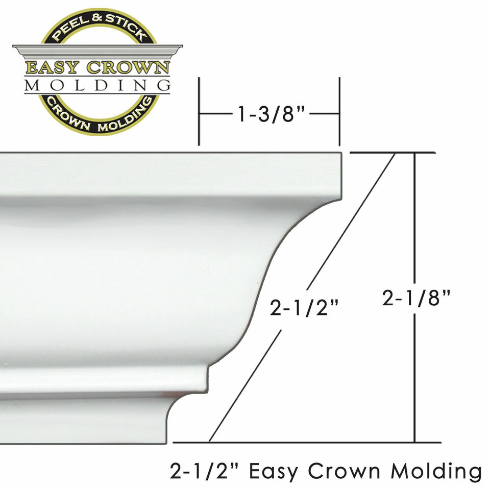 Easy Crown Molding DIY System Install Yourself with No Tools