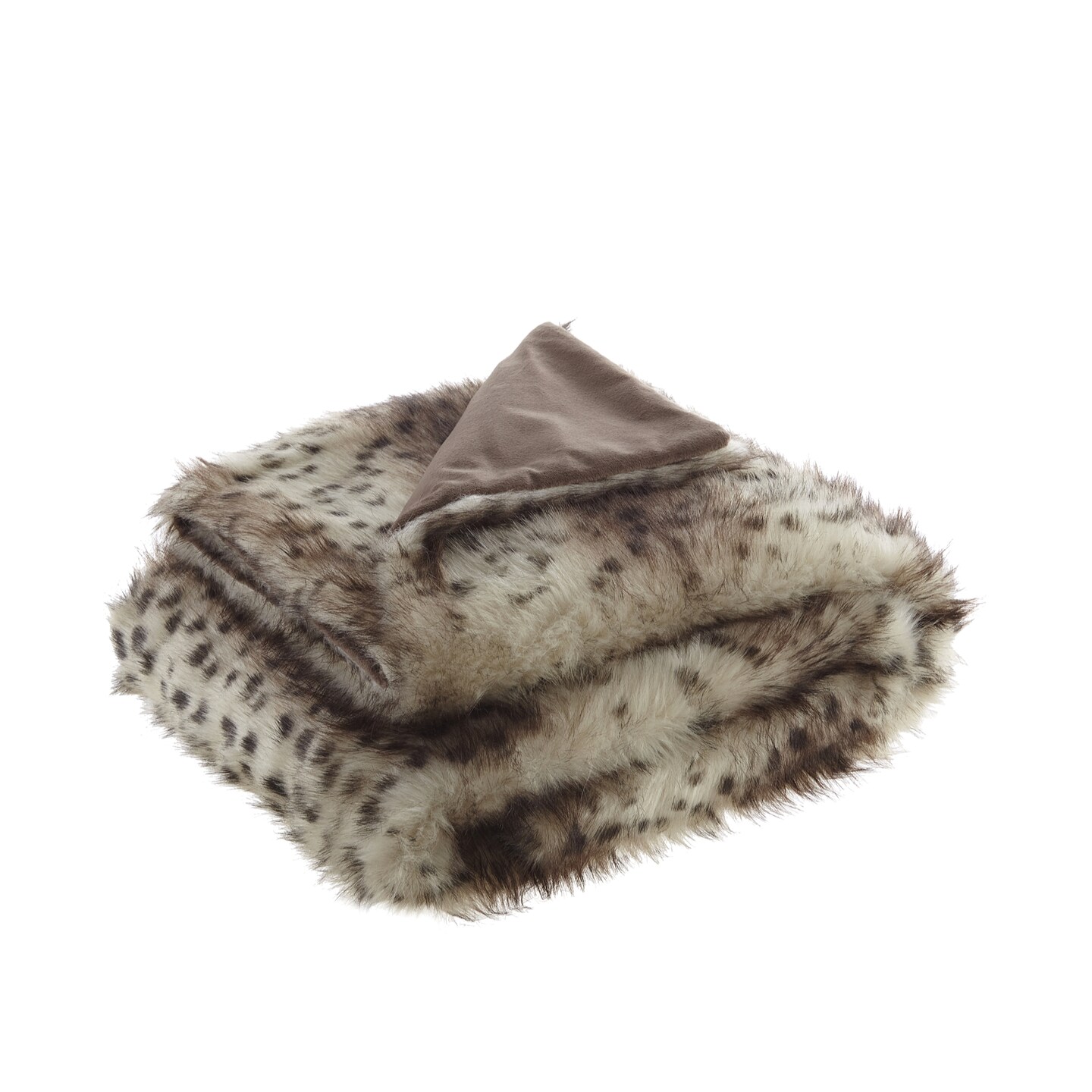 Nikki Knit Throw 50&#x22;x60&#x22;, Brown