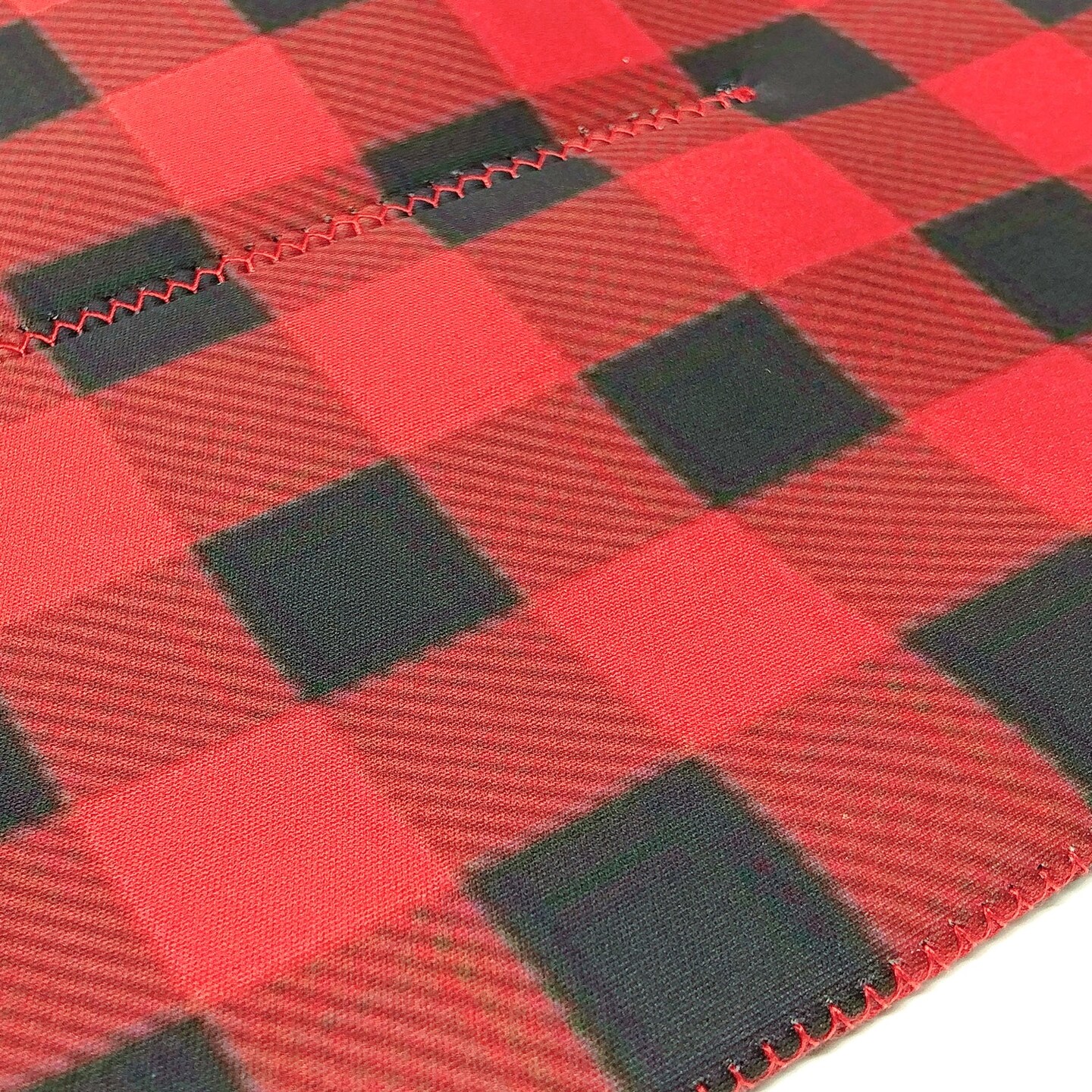 Wrapables Insulated Neoprene Wine Tote, Two Bottle / Red Checkers