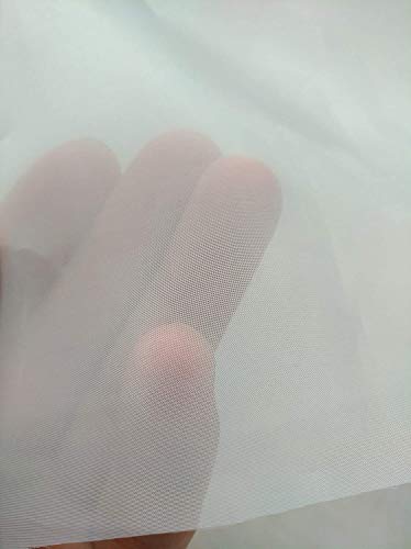 3 Yards 1.27 Meters Silk Screen Printing Fabric Mesh Screen Printing Mesh Wide High Tension Mesh Making Ink Supplies 160 Mesh&#xFF08;64T&#xFF09;