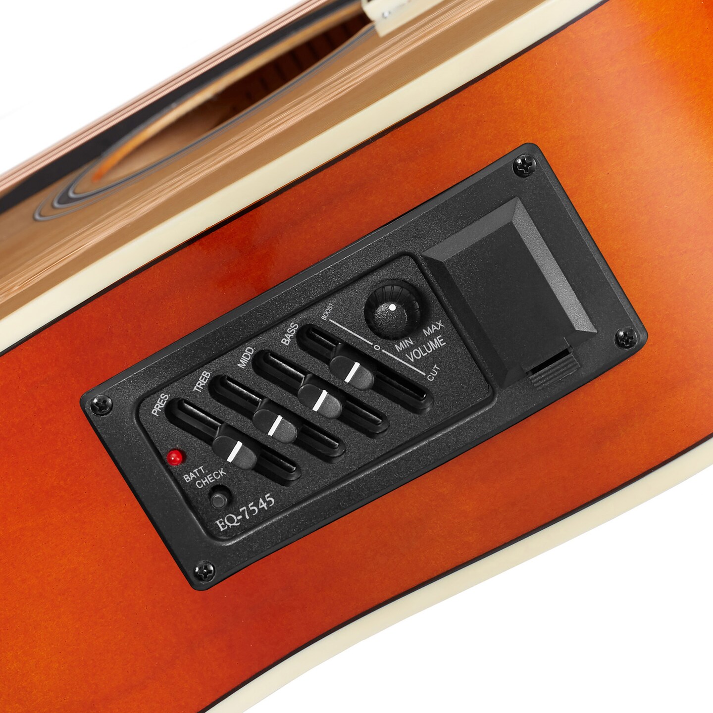 Ashthorpe Full-Size Left-Handed Dreadnought Cutaway Acoustic-Electric Guitar Bundle - Premium Tonewoods