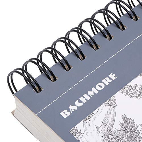 BB Bachmore Professional Smooth-Surface Sketch Book, 100-Page