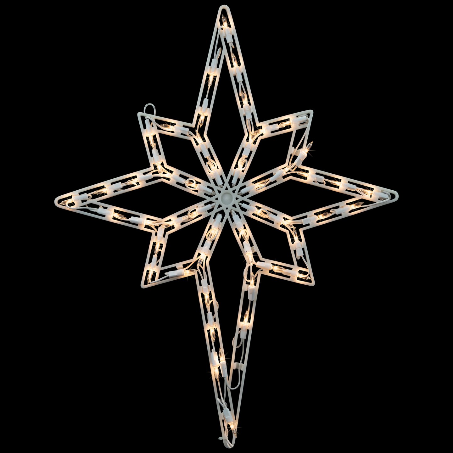 Northlight Lighted Star of Bethlehem Christmas Window Decoration - 18"