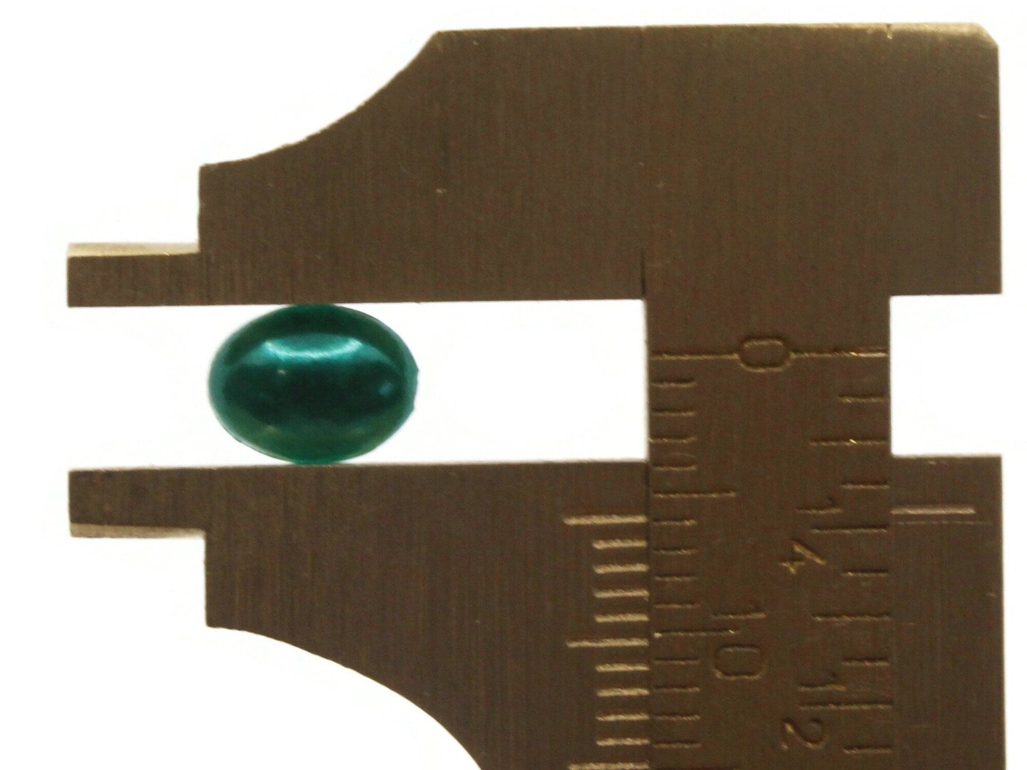 100 8mm x 6mm Green Pearl Oval Flatback Plastic Cabochons