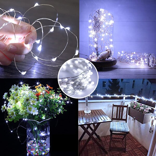 Perfect Holiday 30 LED Copper Fairy String Lights - Battery Operated