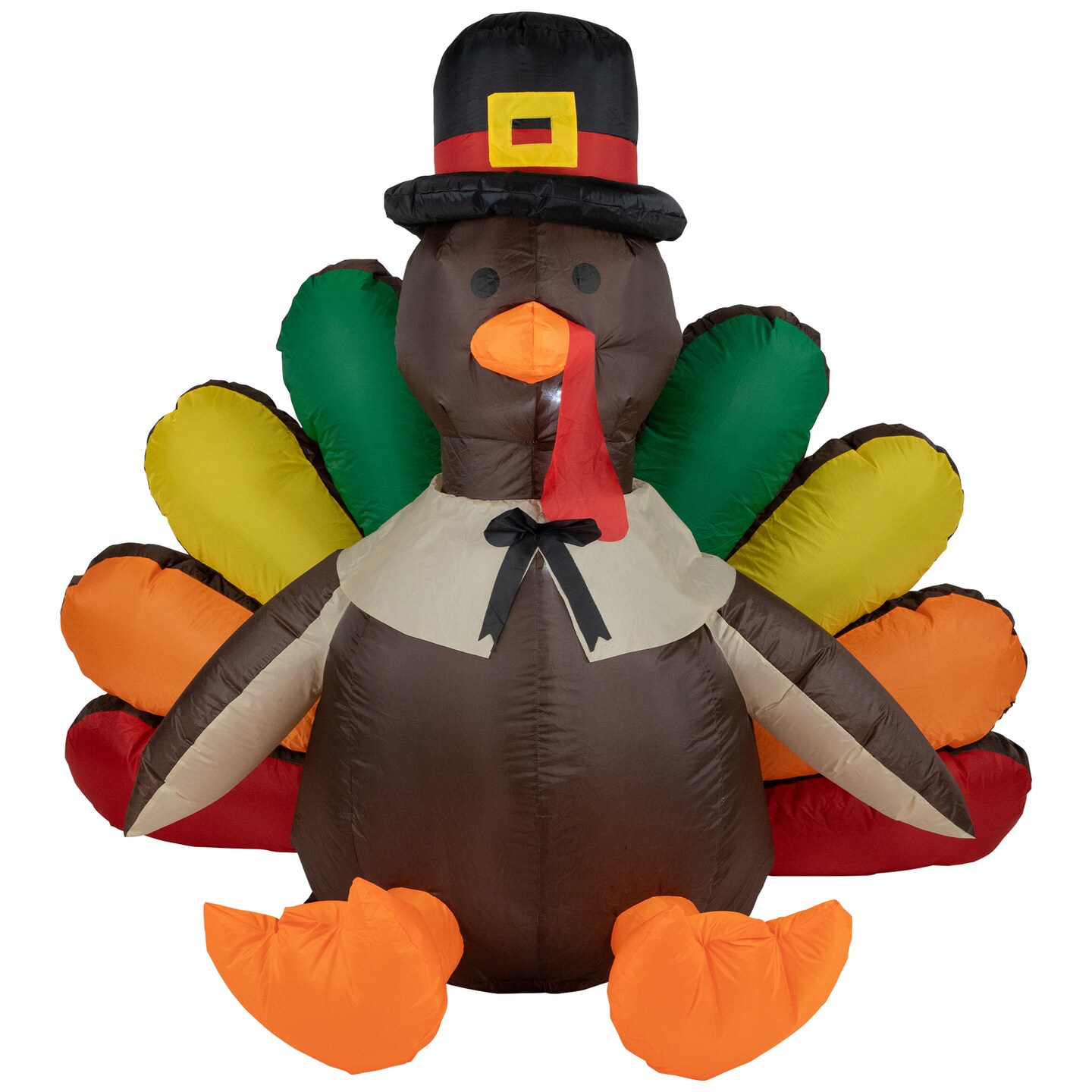 Northlight 4&#x22; Lighted Inflatable Fall Harvest Turkey Outdoor Decoration