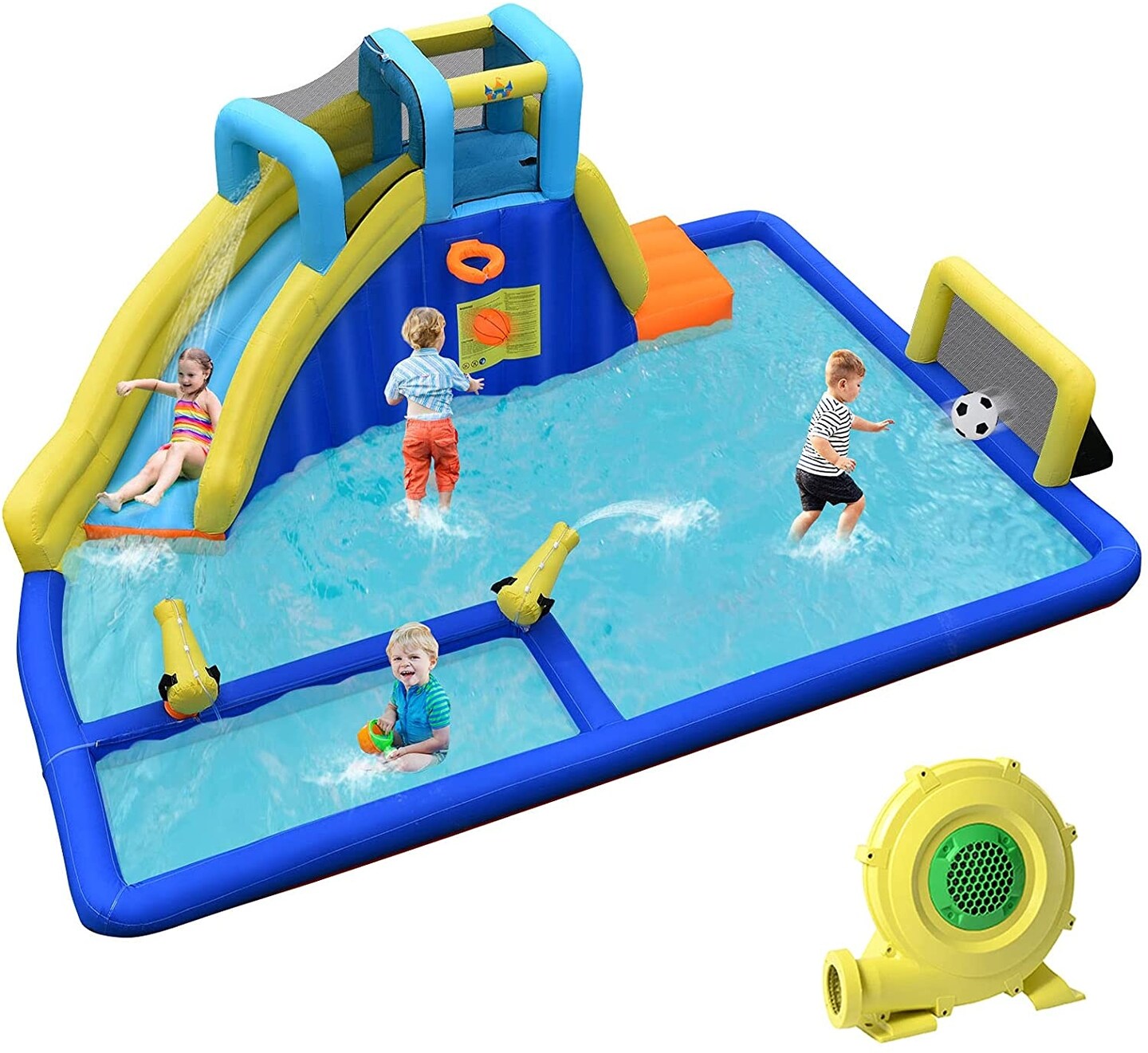 6-in-1 Inflatable Water Slides for Kids