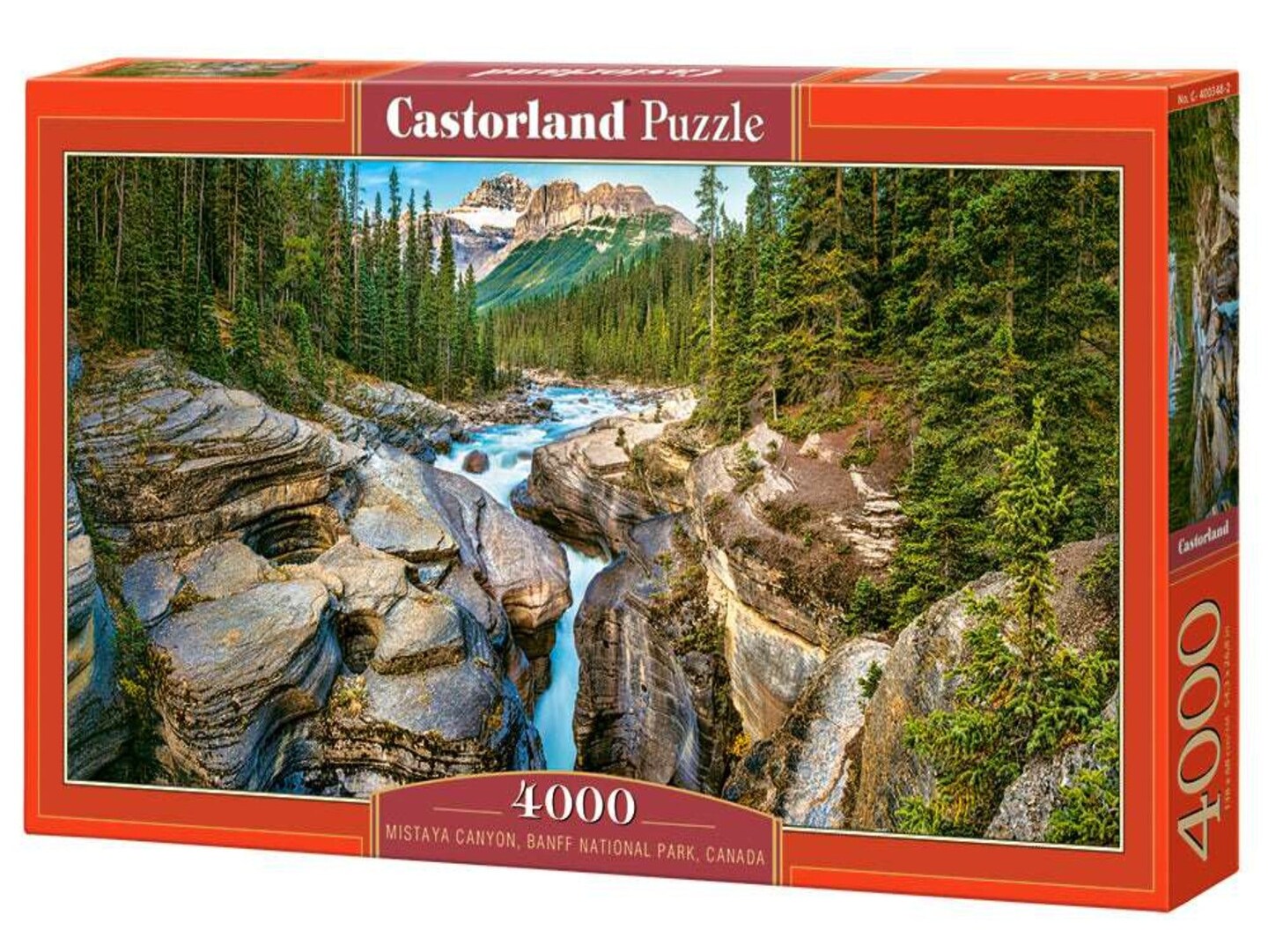 4000 Piece Jigsaw Puzzle, Mistaya Canyon, Banff National Park, Canada, Castorland C-400348-2