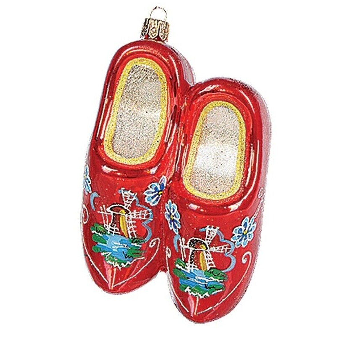 Wooden Shoe Polish Glass Christmas Ornament Michaels