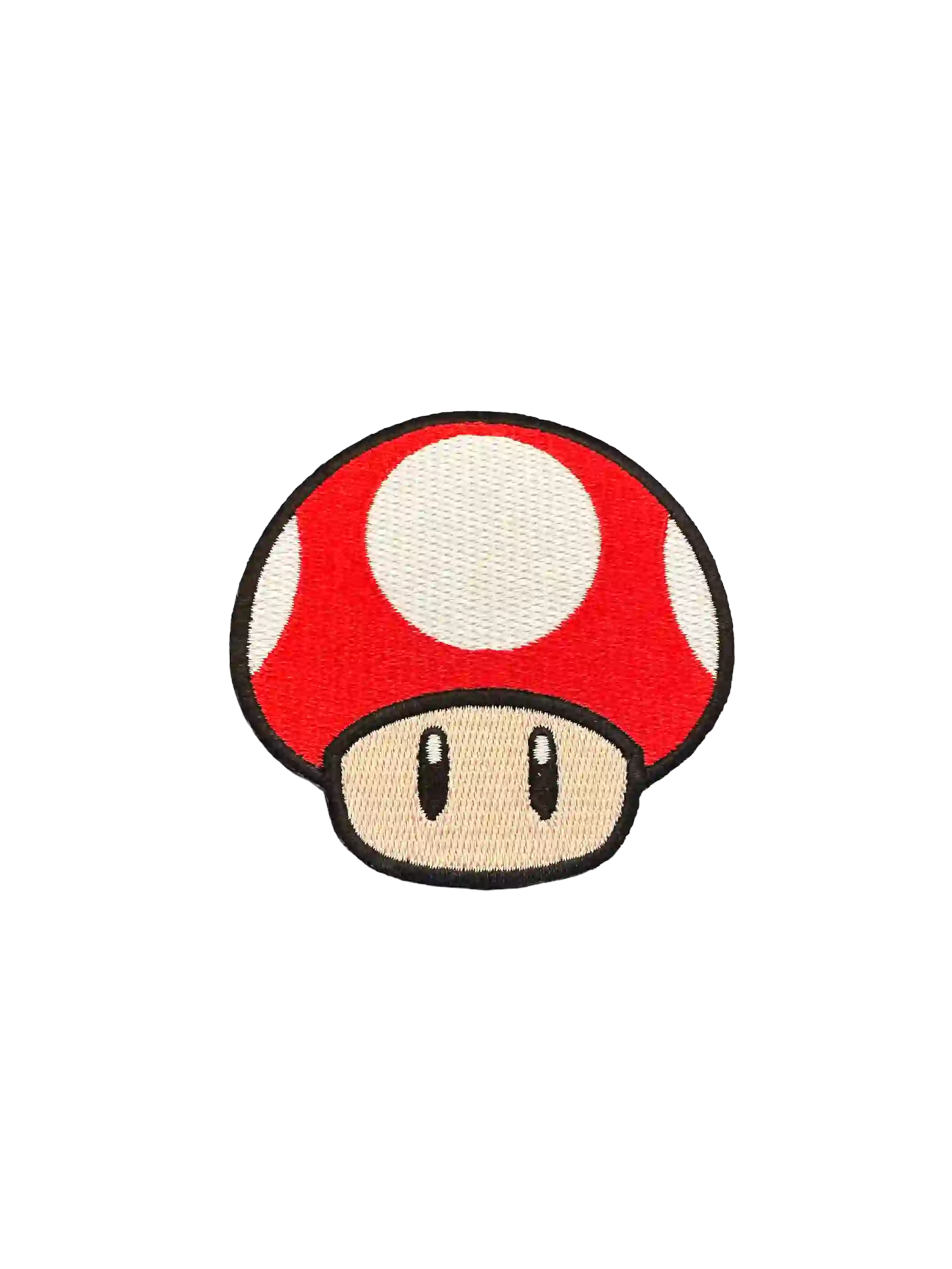 Mushroom Mario Game Iron on Embroidered Patch