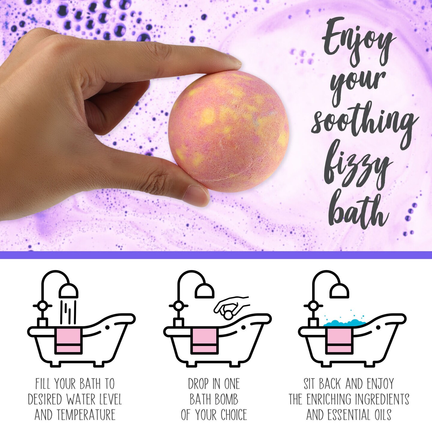 Handmade Organic Bath Bombs 12 pcs