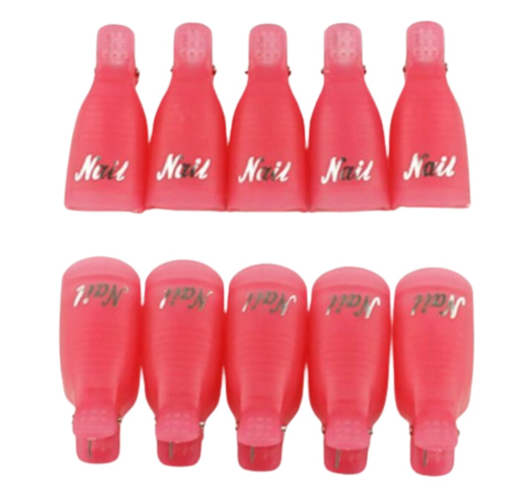 Kitcheniva Silicone UV Gel Polish Remover Wrap Soak Off Cap Clip Nail Art Tool
