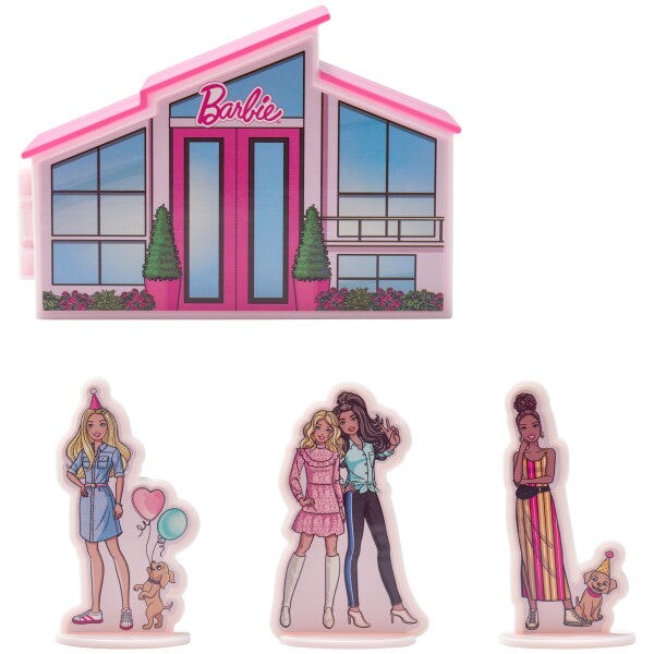 PERSONALISED BARBIE DOLL EDIBLE A4 ICING SHEET BIRTHDAY CAKE TOPPER DE –  House of Cakes