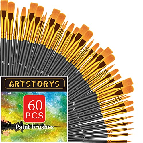 Paint Brushes Set,artist Paintbrushes Kids Adult Drawing Arts Crafts  Supplies