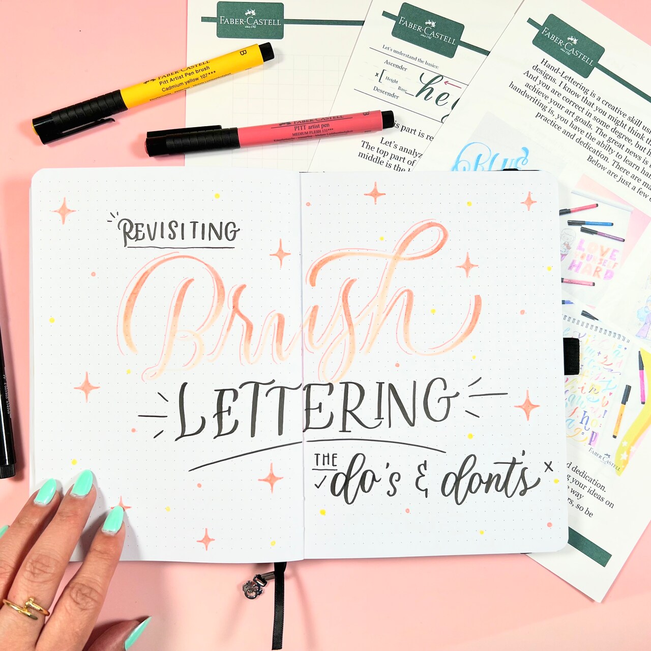 Elegant Brush Lettering with Faber-Castell®