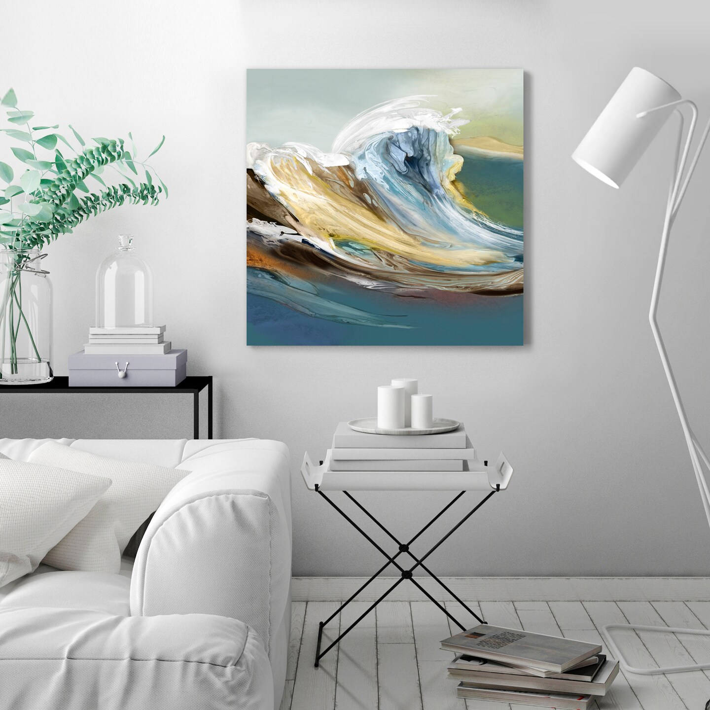 Fantasy Sea by PI Creative Art 10x10 Gallery Wrapped Canvas - Americanflat