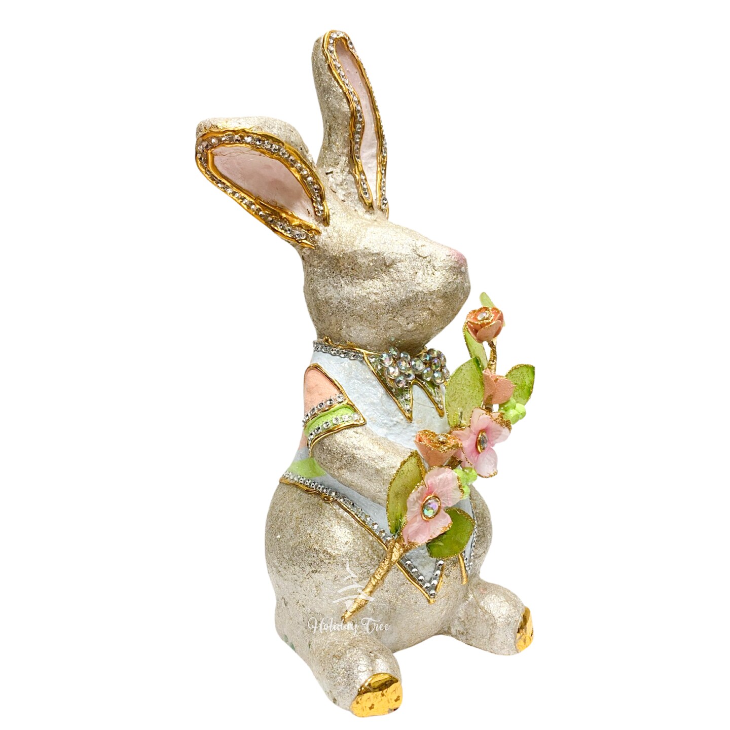 Easter Decorations - Marcarone Jweled Capiz Easter Bunny