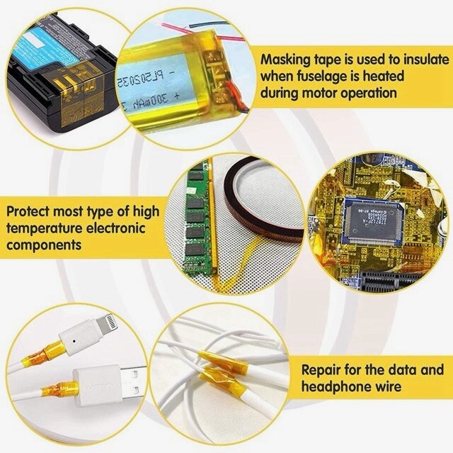 20 rolls Heat resistant Tapes sublimation Press Transfer Thermal TAWNY 10mmx30m SUBLITAPE