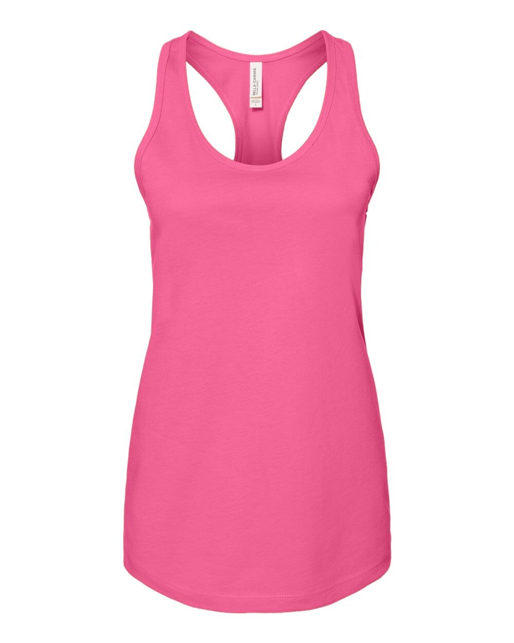 BELLA + CANVAS® Women's Relaxed Fit Racerback Tank with Airlume Cotton and Sustainable Retail Design