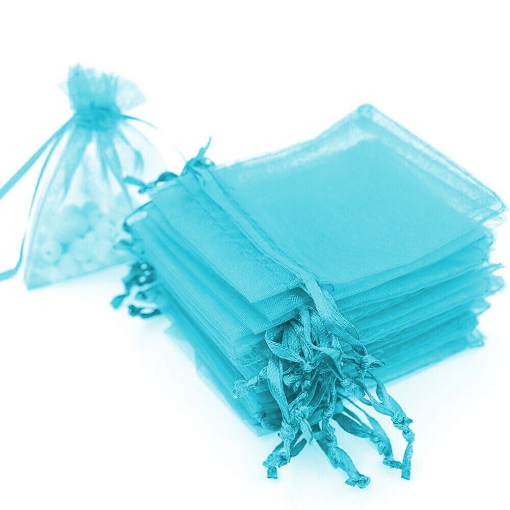 Kitcheniva 5&#x22;x7&#x22; Organza Gift Candy Sheer Bags DIY Pouches 100 Pcs
