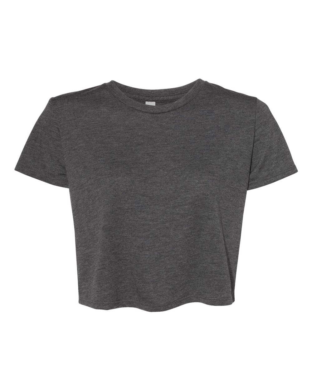 BELLA + CANVAS - Women's Flowy Crop Tee 3.7oz 65/35 polyester/viscose  A  perfect blend of comfort and chic design, ensuring a relaxed fit that  embodies the essence of a cropped t-shirt