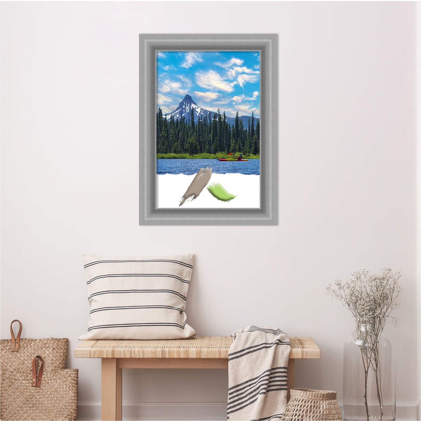 Peak Polished Nickel Picture Frame, Photo Frame, Art Frame