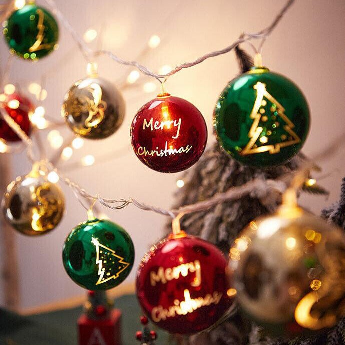 Kitcheniva LED Fairy String Ball Christmas Lights 3m to 6m