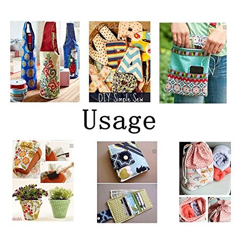 25 Piece Quilting Fabric, Misscrafts 8" x 8" (20cm x 20cm) Cotton Craft Fabric Bundle Patchwork Pre-Cut Quilt Squares for DIY Sewing Scrapbooking Quilting Dot Pattern