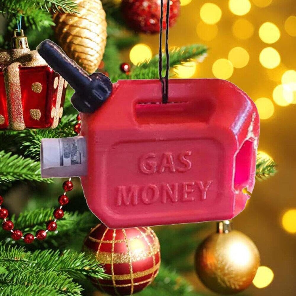 Reusable Gas Money Oil Can Christmas Decoration