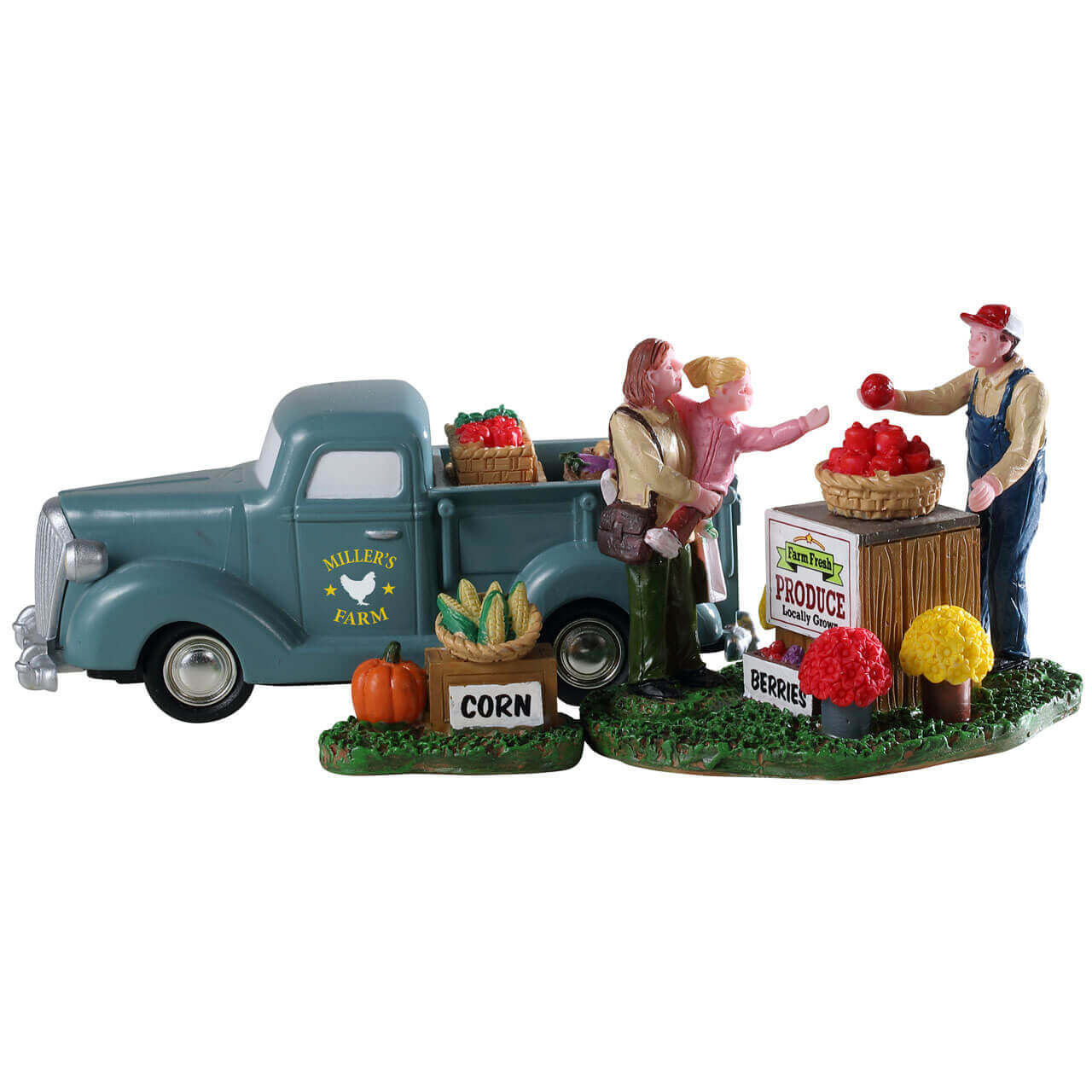 Lemax© Harvest Crossing Village Accessory™: Buy Local, Set of 2