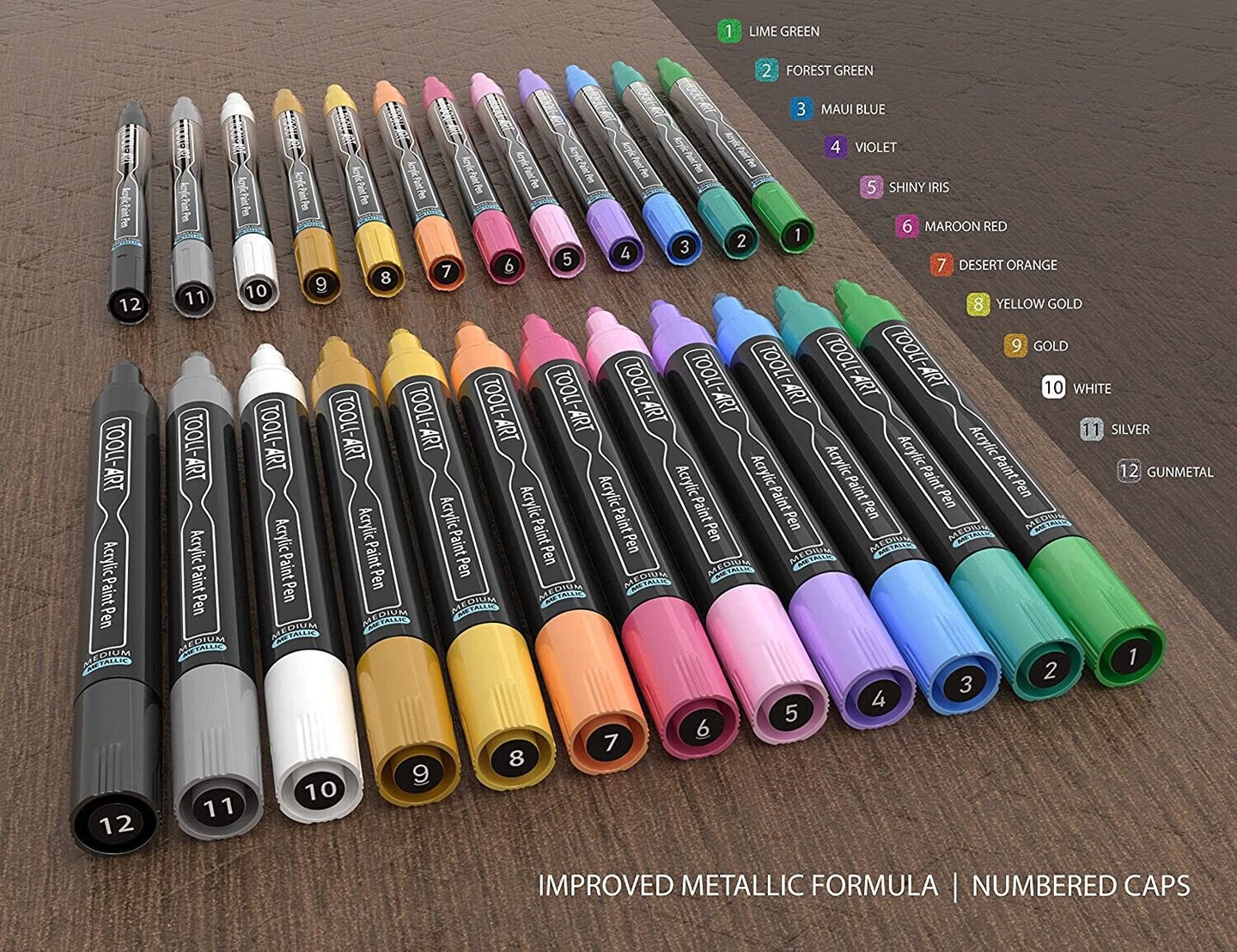 Special Metallic Acrylic Paint Pens Set