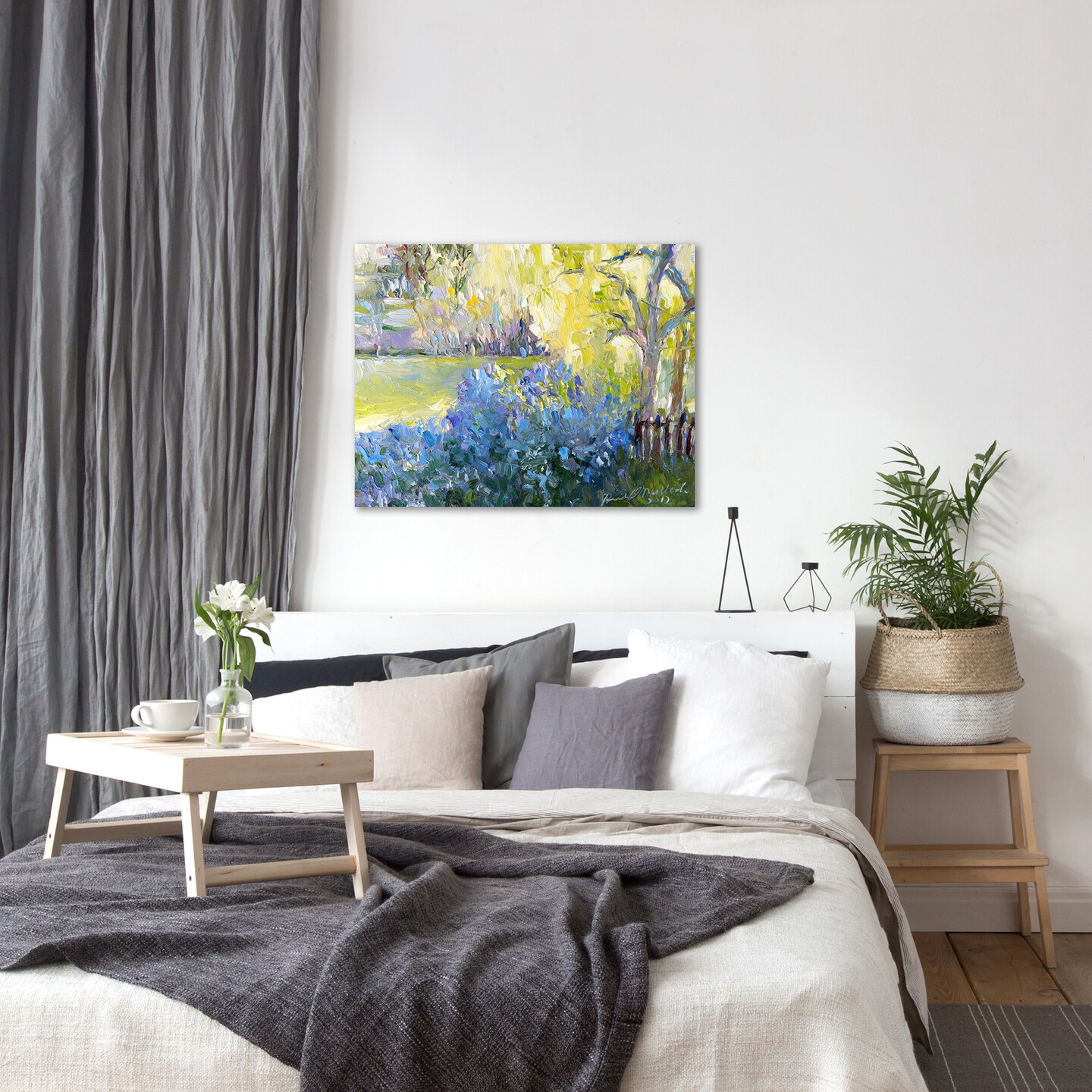 Lilacs by Richard Wallich  Gallery Wrapped Canvas - Americanflat