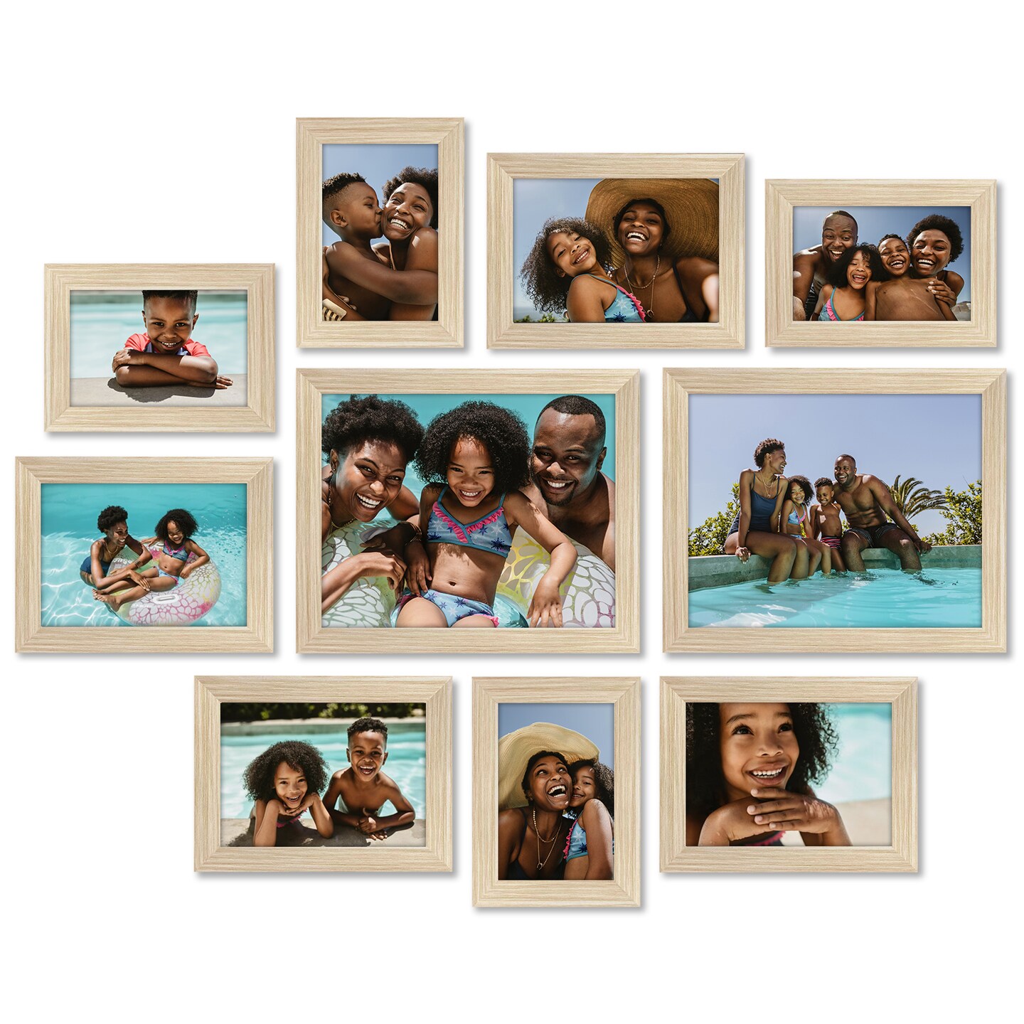 Americanflat Set Of 10 Picture Frames - Gallery Wall 8x10, 5x7
