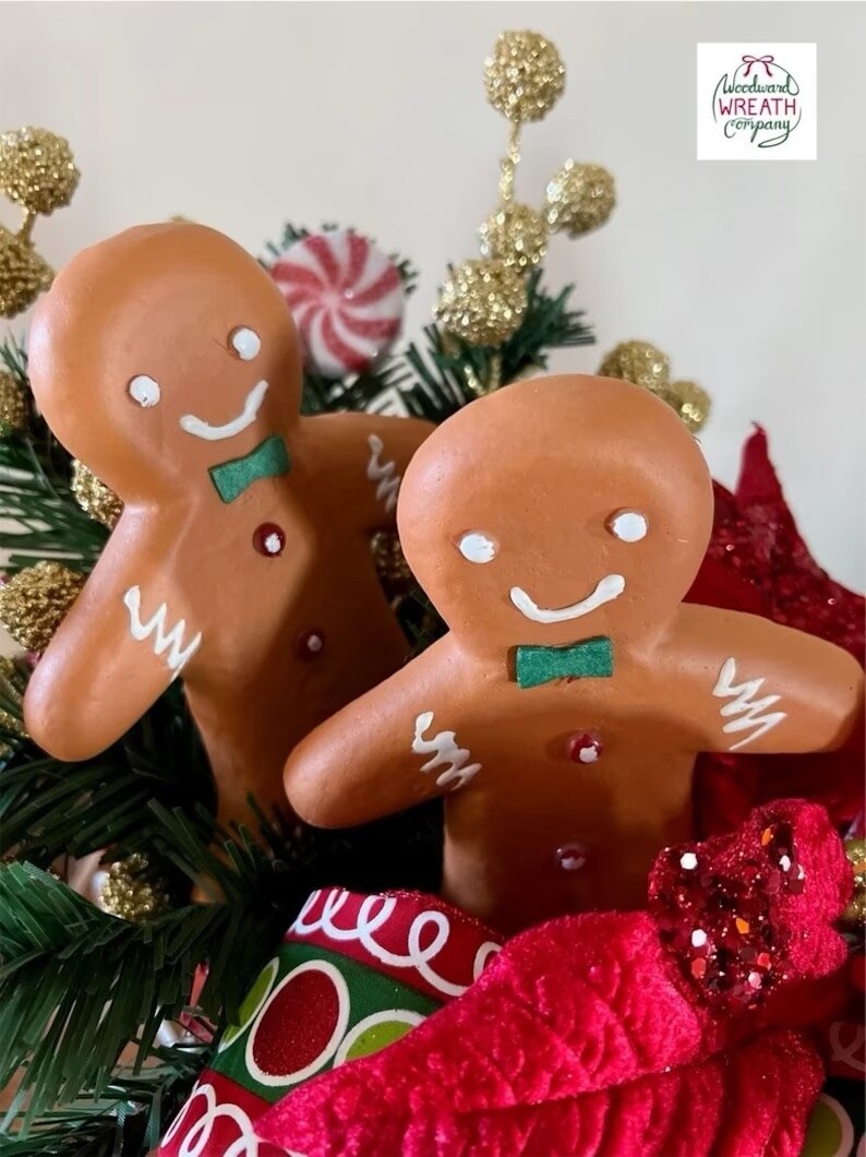 Shops Gingerbread Man Christmas Sleigh Decor