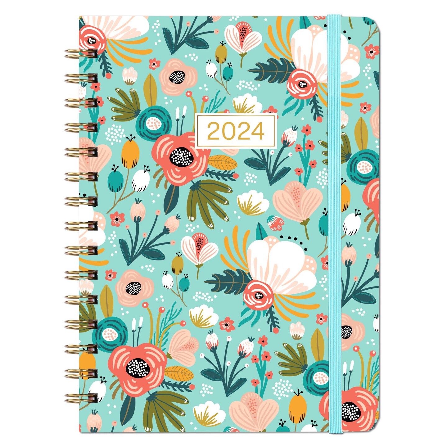 2024 Planner Weekly and Monthly, Jan. 2024 - Dec. 2024, 6.4&#x2018;&#x2019; x 8.3&#x27;&#x27; Calendar Planner with Inner Pocket