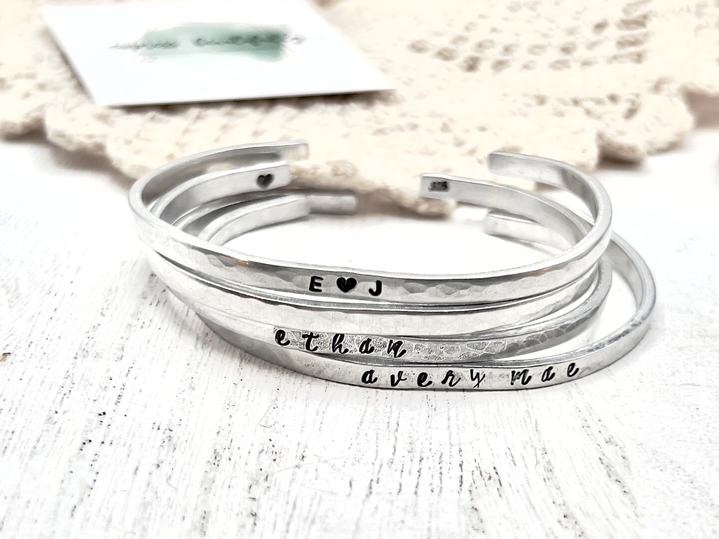 Personalized on sale one word bracelet, Sterling silver inspirational cuff bracelet, Unisex jewelry, Hand stamped bracelet