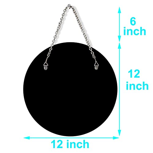 Crush Diamond 12 inch Wall-Mounted Mirrors with Iron Chain Home Decoration Round Silver Crystal Sparkling Decorative Mirror