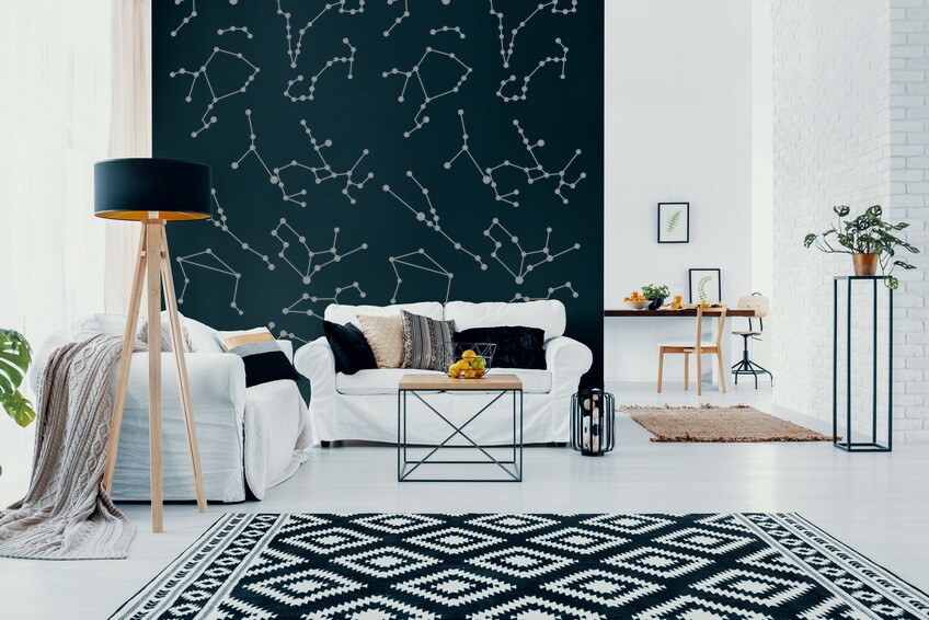 Constellation Zodiac Wall Decals, Zodiac Nursery Art, Galaxy Wall ...